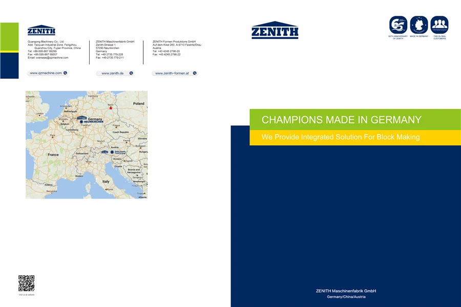 Zenith-serie productencatalogus