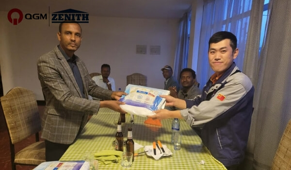 Nieuwe QGM QT6-productielijn voor het maken van blokken voltooid in Nekemte voor de naoorlogse wederopbouw.