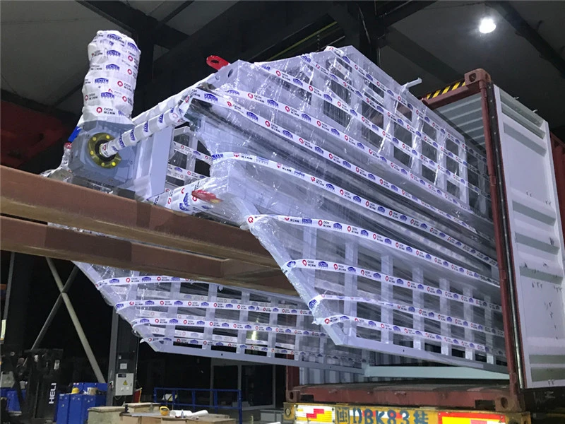 QGM’s ZN900CG automatische blokmachine met uithardingsreksysteem werd naar El Salvador gestuurd