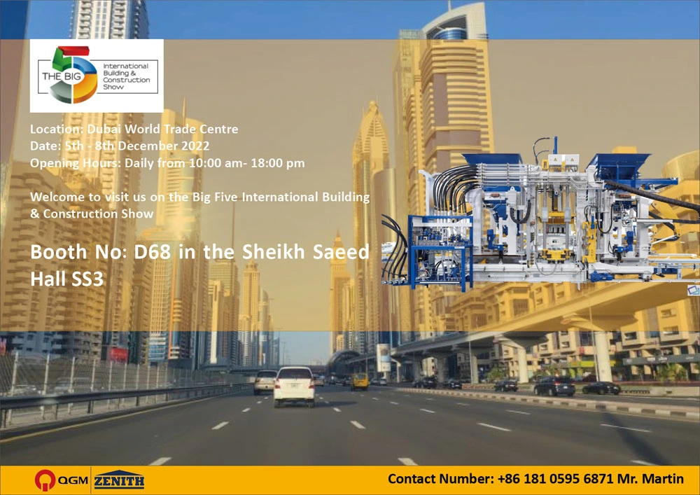 QGM Group zal aanwezig zijn op de BIG 5 Show UAE 2022