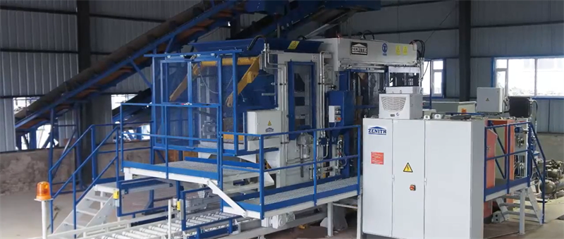 In Afrika is een volledig geautomatiseerd meerlaags productieproject voor in elkaar grijpende betonstenen gelanceerd.