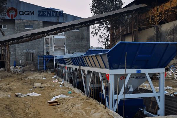 ZN900C automatische productielijn met rekken en offline kubussysteem in Bangladesh